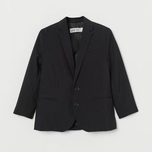 H&M black boy blazer, pants , button up shirt